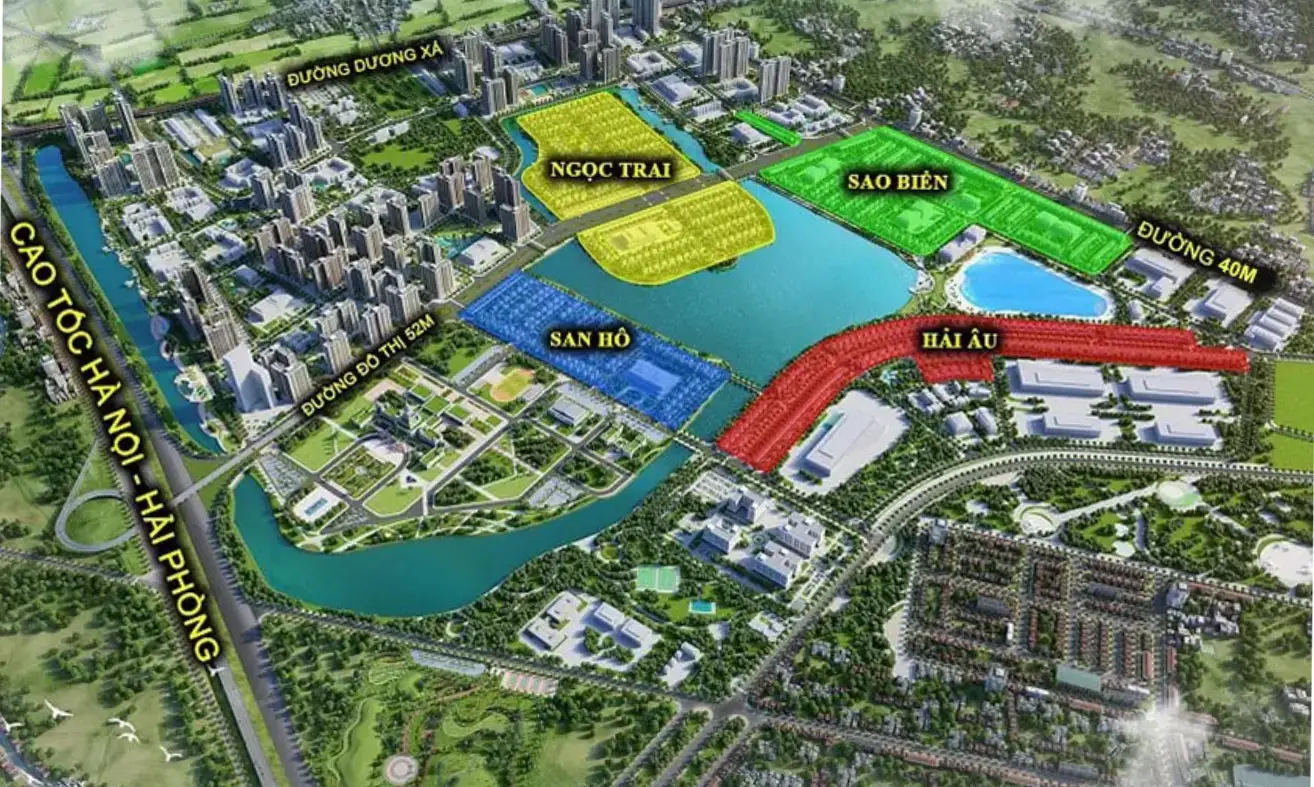 Biệt thự đơn lập mặt hồ Đảo Ngọc Trai Vinhomes