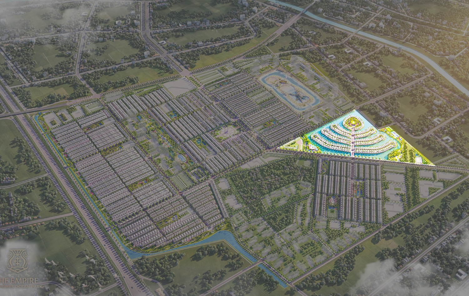 Vị trí phân khu Ngọc Trai trong tổng thể Vinhomes Ocean Park 2